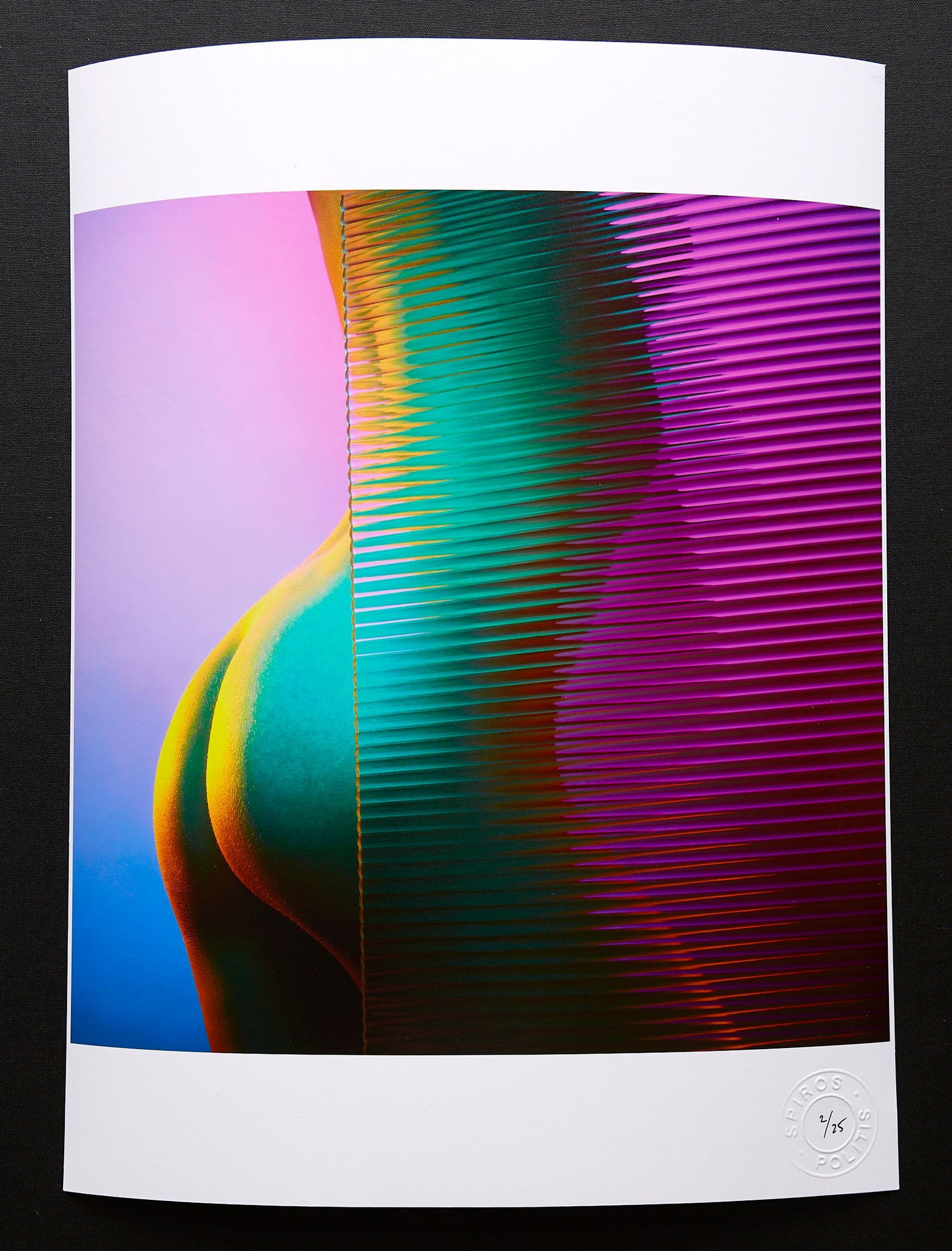 Screentime: Artist: Spiros PolitisTitle:ScreentimeDate/Period: 2022Materials:Size:16" x12"Description:Pop Art Nude in studio in 2022 in London. This is a giclee print on Hahnemuhle Photo Rag 310gsm, printed by a
