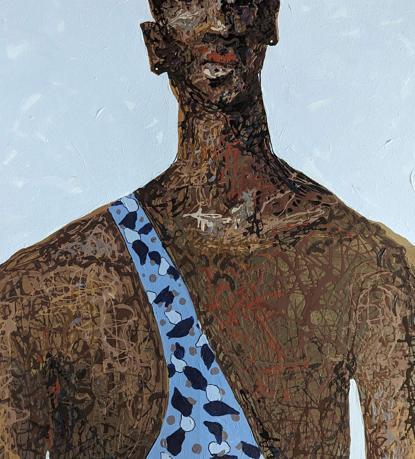 Dennis Onofua, Living for the Now 2 - 21st Century, Contemporary, Figurative, Neo-Expressionism, - 8