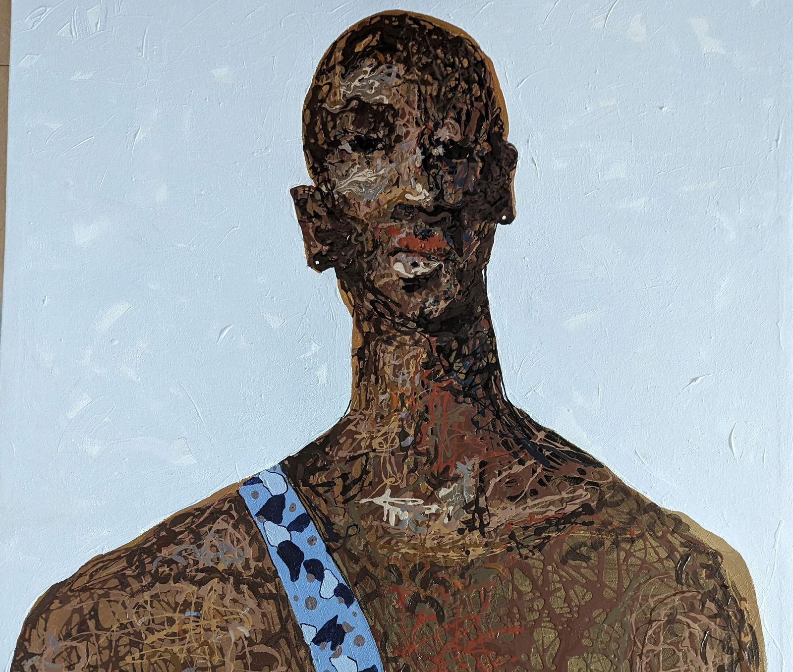 Dennis Onofua, Living for the Now 2 - 21st Century, Contemporary, Figurative, Neo-Expressionism, - 6