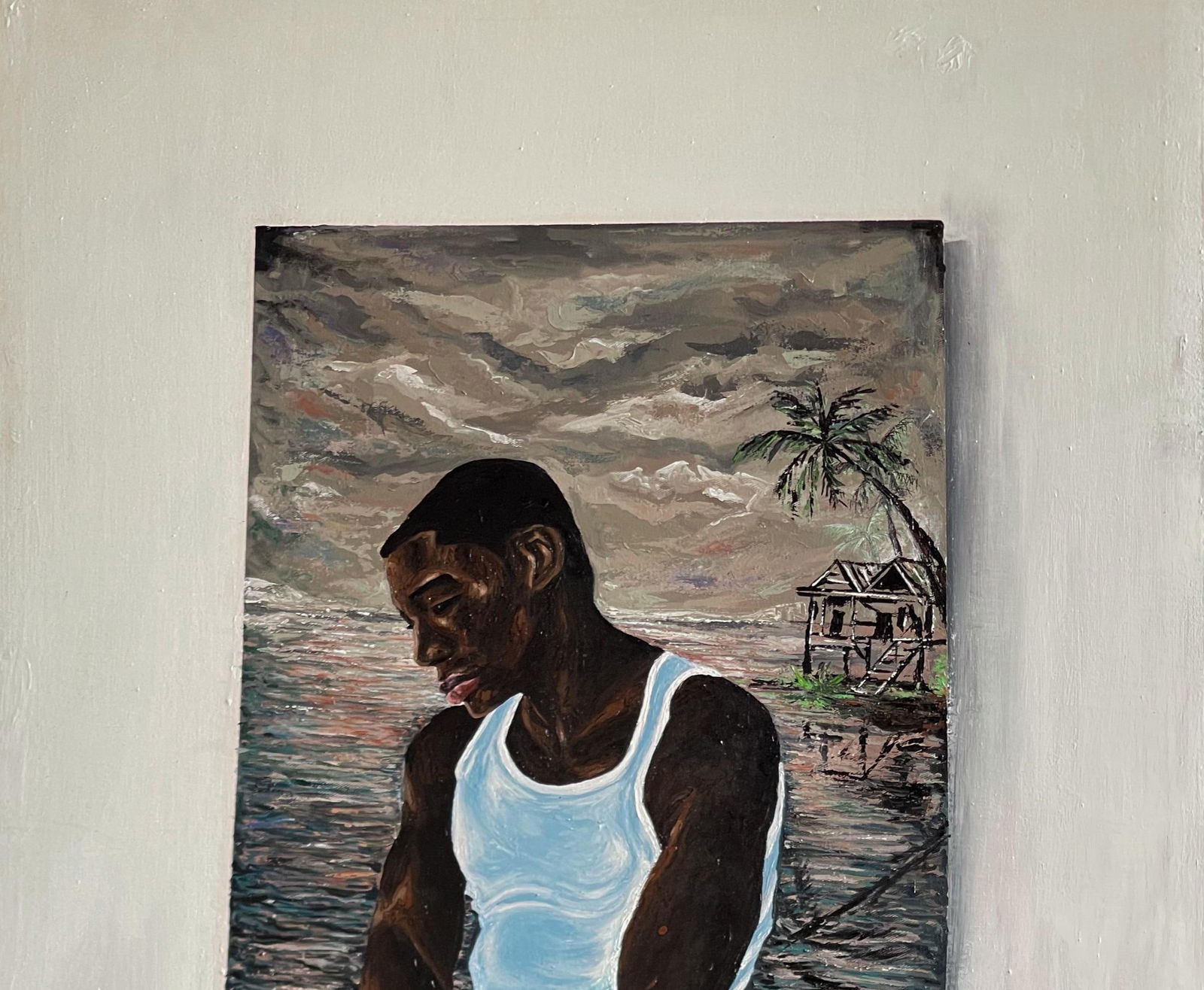 Michael Adetula, Solitude Mood -21st Century Contemporary, Figurative Portrait, Artist, Modern, 2024 - 3