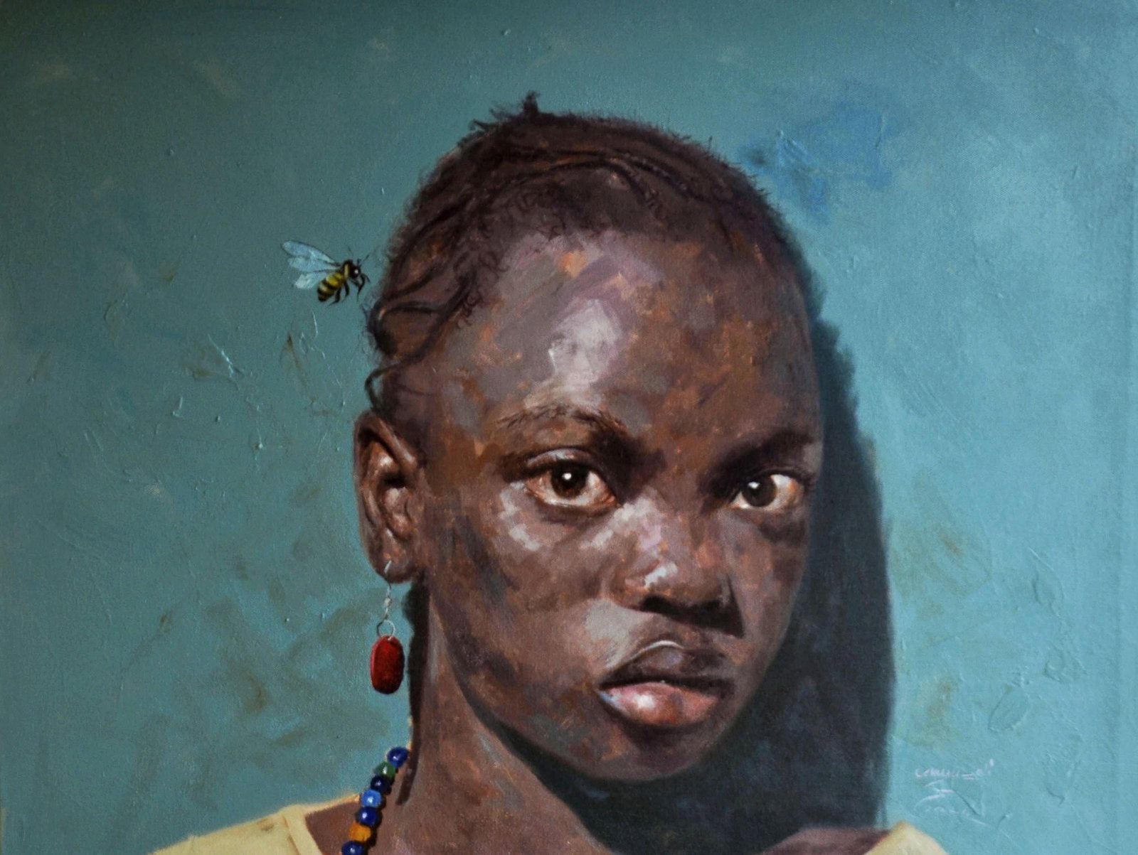 John Ali, Renew - 21st Century, Contemporary, Figurative Portrait, Children Art, Jewellery, 2024 - 5