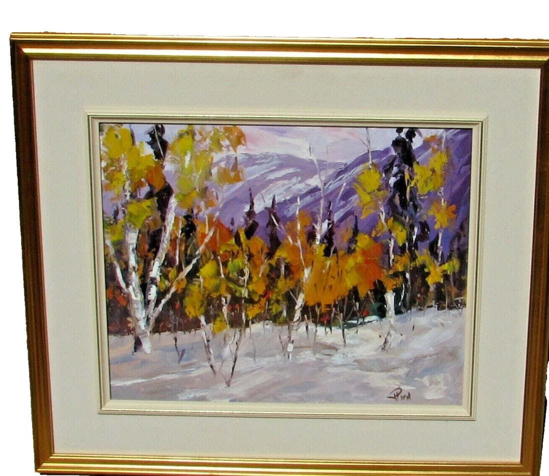 H. Pierrel French Landscape Parc Des Hautes Gorges (High Gorges Park) oil 2000: Title:H. Pierrel French Landscape Parc Des Hautes Gorges (High Gorges Park) oil 2000 Description:H. Pierrel. French Landscape "Parc Des Hautes Gorges" (High Gorges Park) 2000, 16" x 20" oil on canvas