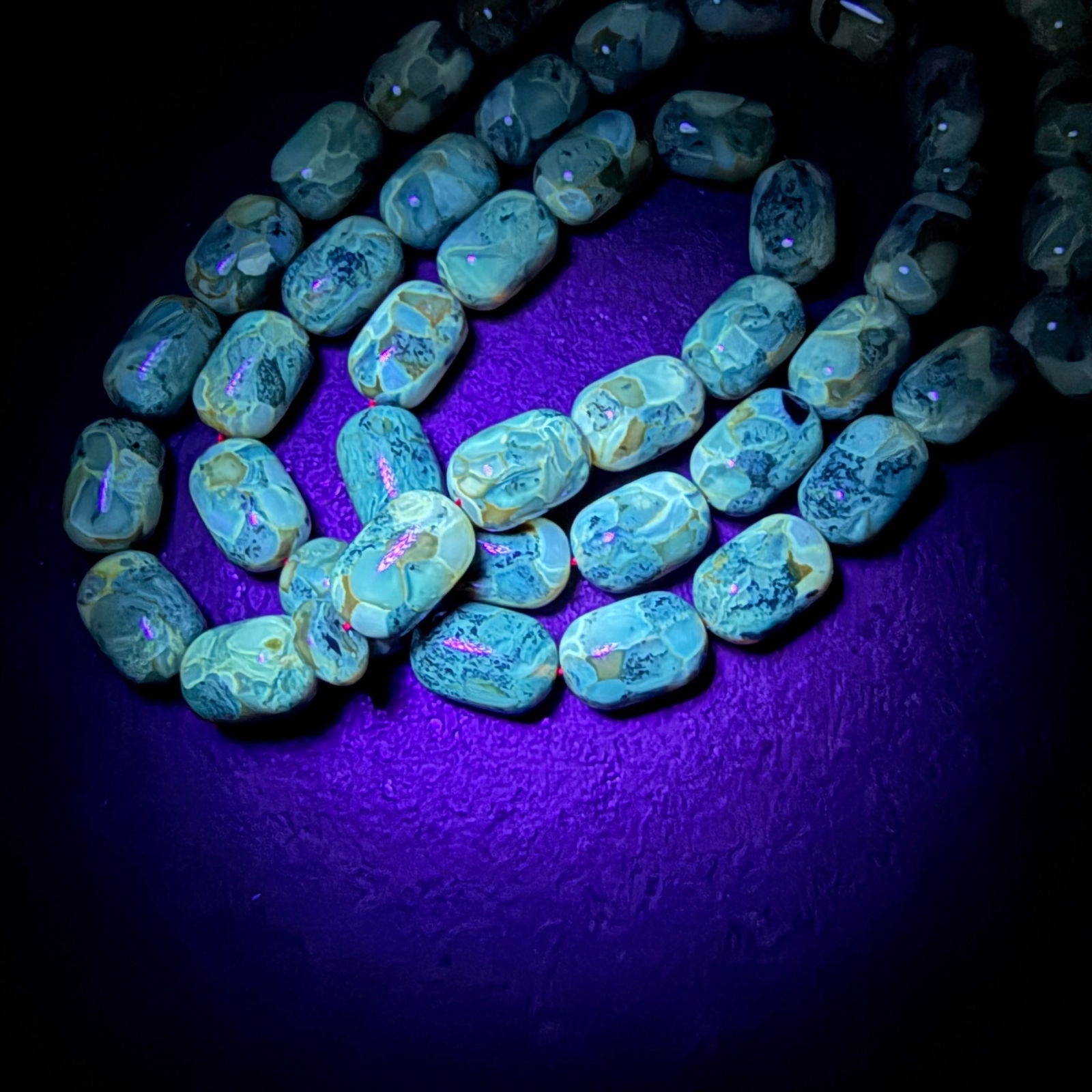 Unique and Outstanding Amber Tesbih made from Barrel shaped Amber beads - 8