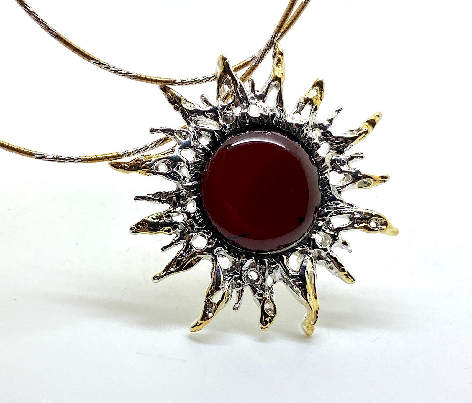 Amber Brooch / Pendant Necklace - 5