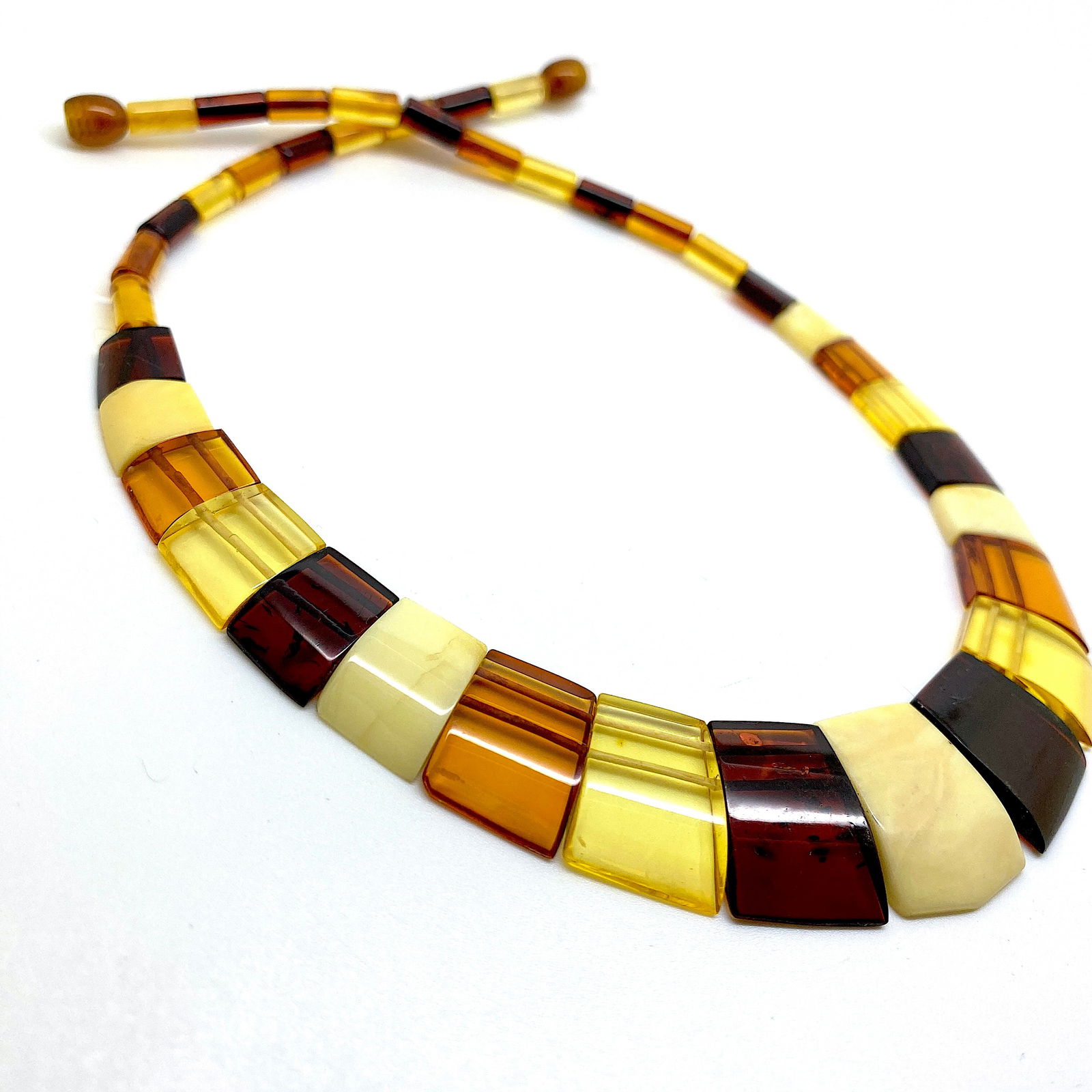 Staggering Amber Cleopatra necklace - 4