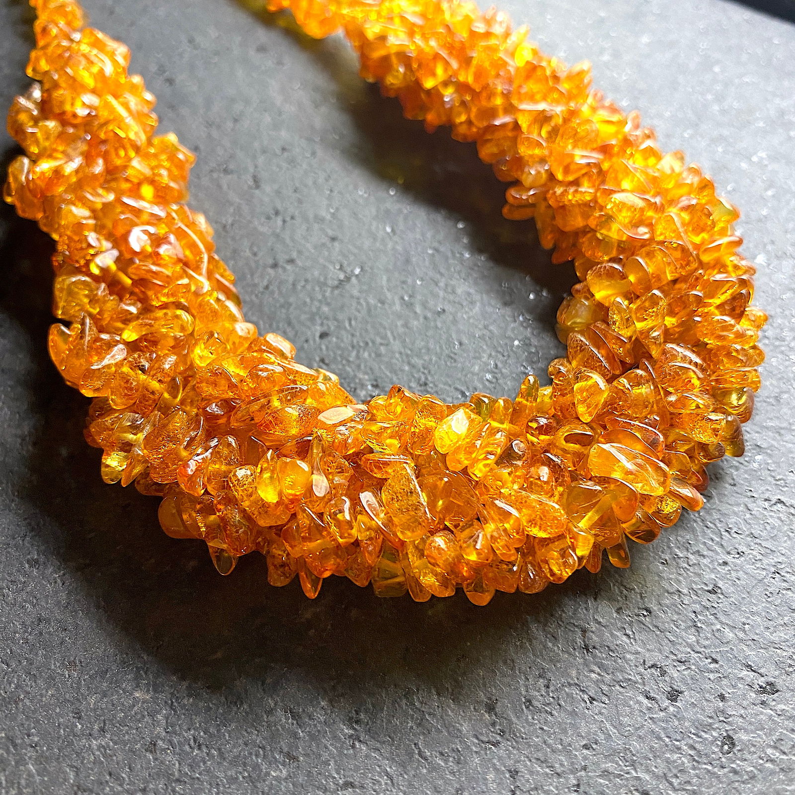 Incredible Amber Cleopatra necklace - 6