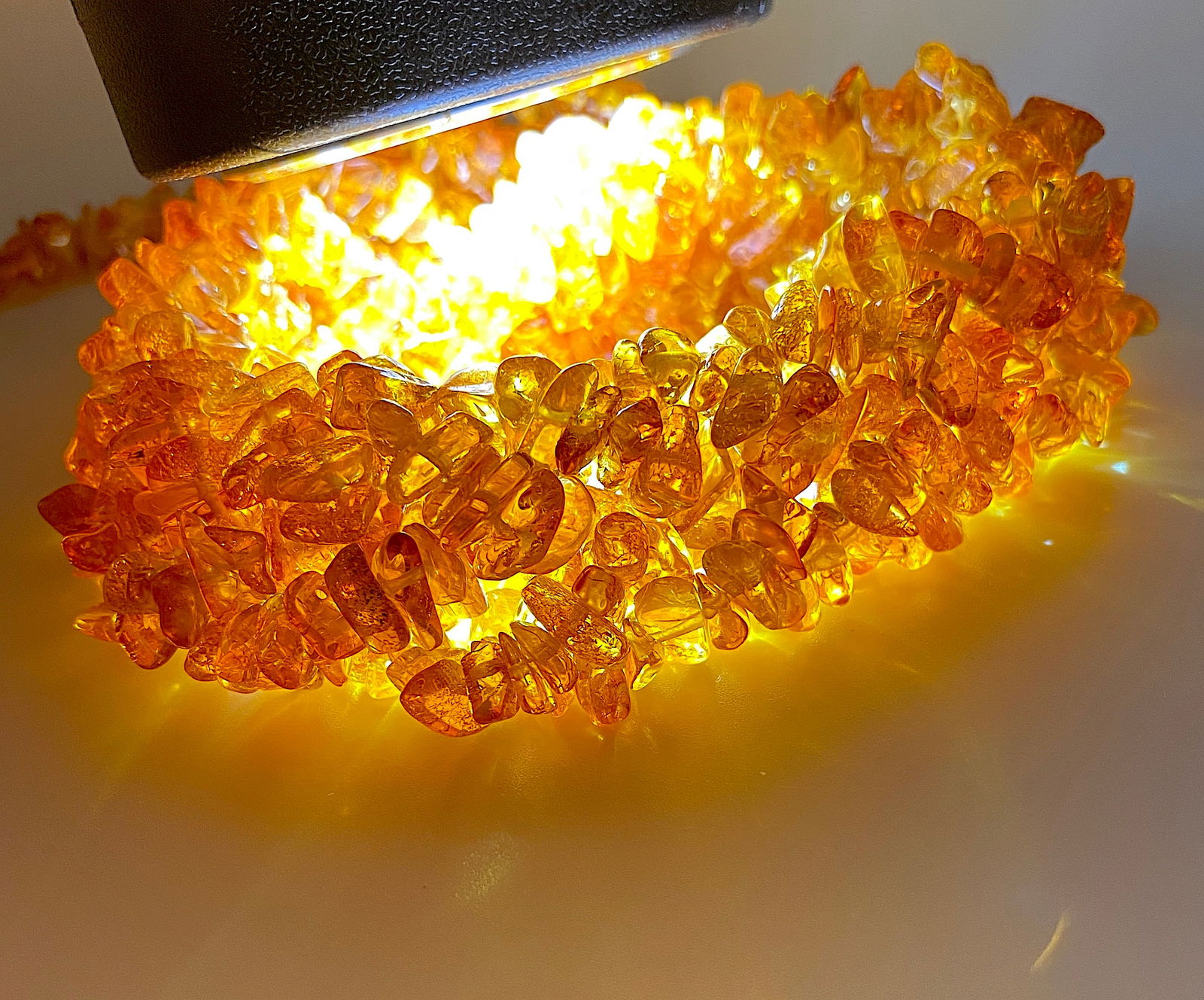 Incredible Amber Cleopatra necklace - 9