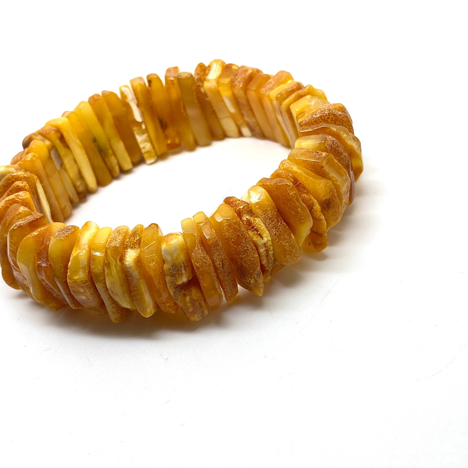Grand Vintage cut Amber bangle bracalet - 3