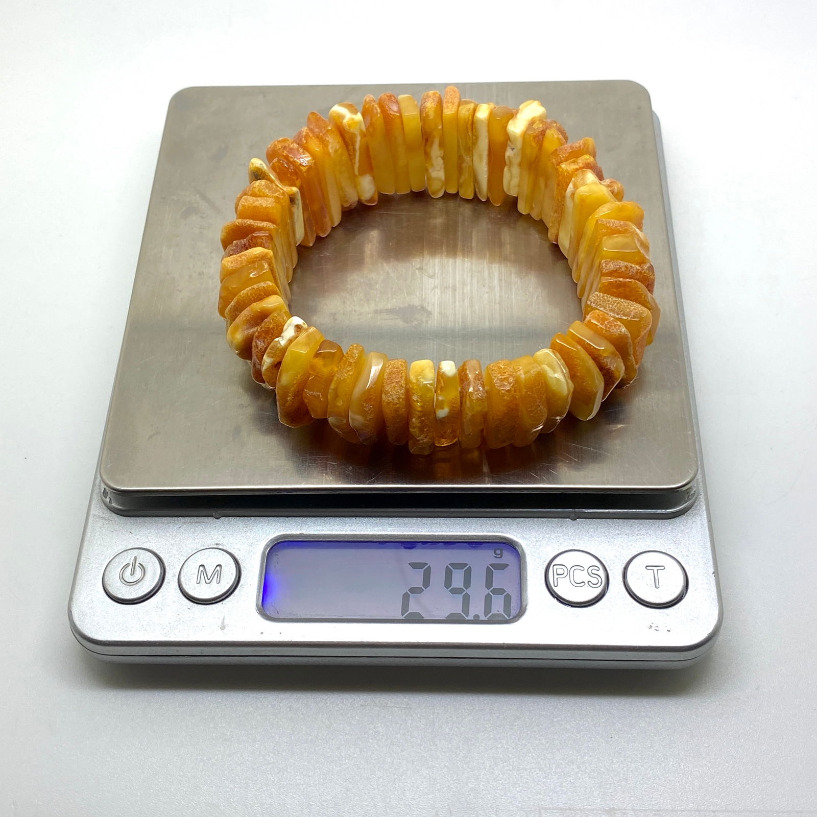 Grand Vintage cut Amber bangle bracalet - 7