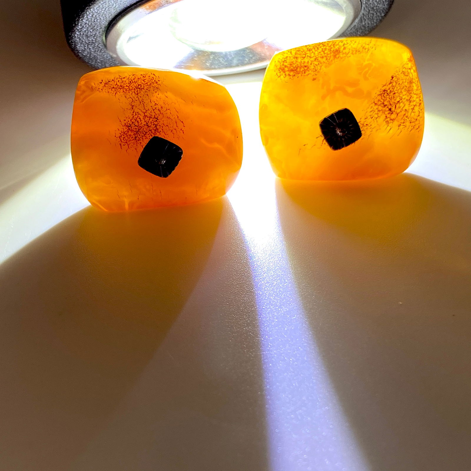 Antique Amber Cufflinks - 7