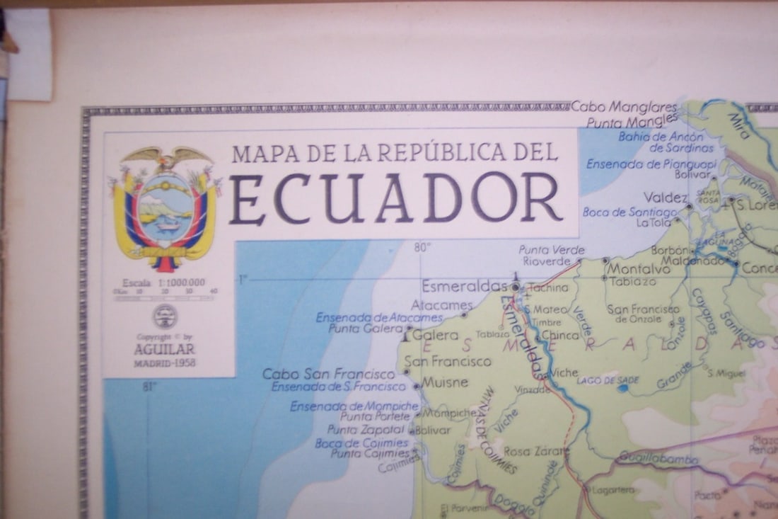 Mapa De La Republica del Ecuador - 2