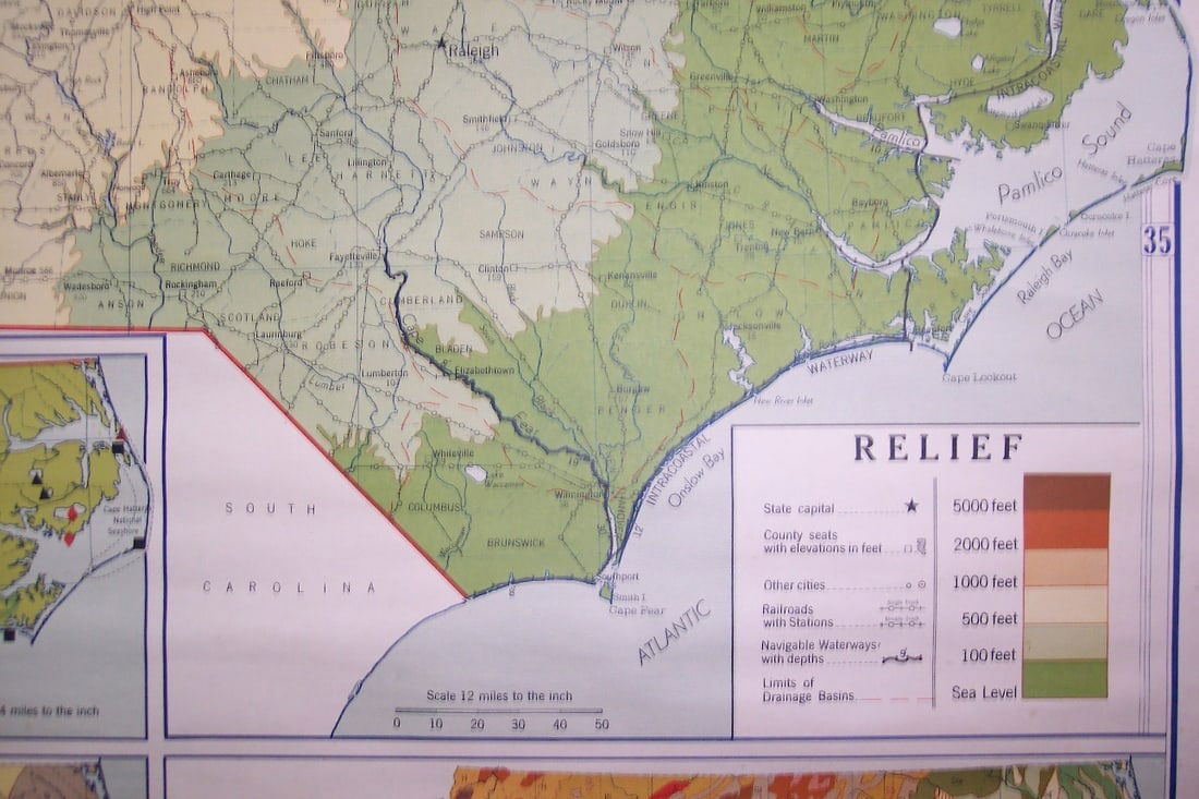 North Carolina Social Science maps - 2