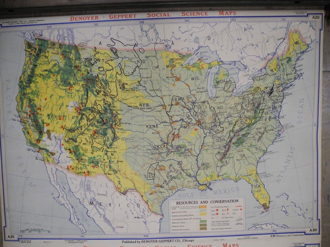 A18 Western Statehood and Land Grants to Railroads / A20 Resources and Conservation - 2