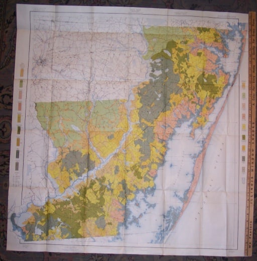 Soil Map. Maryland Worcester County Sheet: Publication Date:1903Title:Soil Map. Maryland Worcester County SheetCartographer:BONSTEEL, F. E./WILLIAM T. CARTER, JR.Publisher:U.S. DEPARTMENT OF AGRICULTURE. (BUREAU OF SOILS)Brief