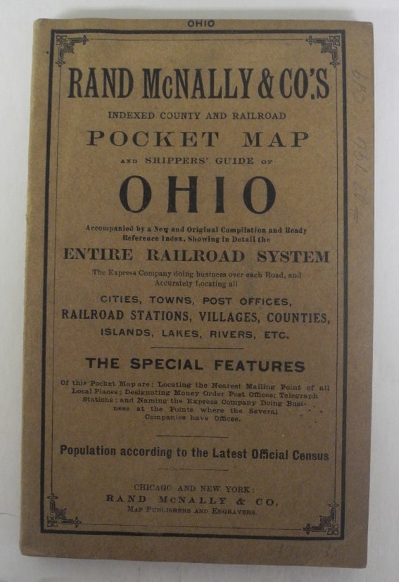Rand, McNally & Co.'S Indexed County and Railroad Pocket Map And Shippers' Guide of Ohio: Publication Date:1910Title:Rand, McNally & Co.'S Indexed County and Railroad Pocket Map And Shippers' Guide of OhioCartographer:RAND, MCNALLY & CO.Publisher:RAND, MCNALLY & CO.Brief Description:Map