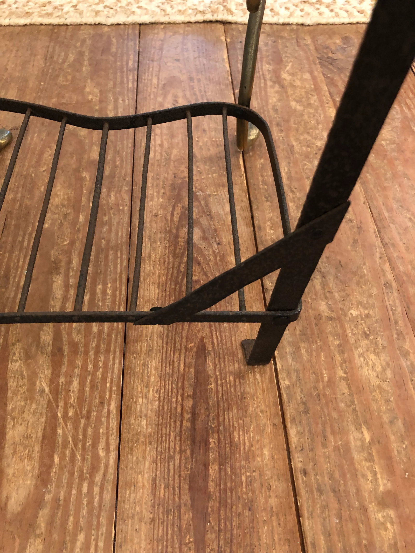 Antique 19th Century Engraved and Intricately Cut Brass Trivet - 10