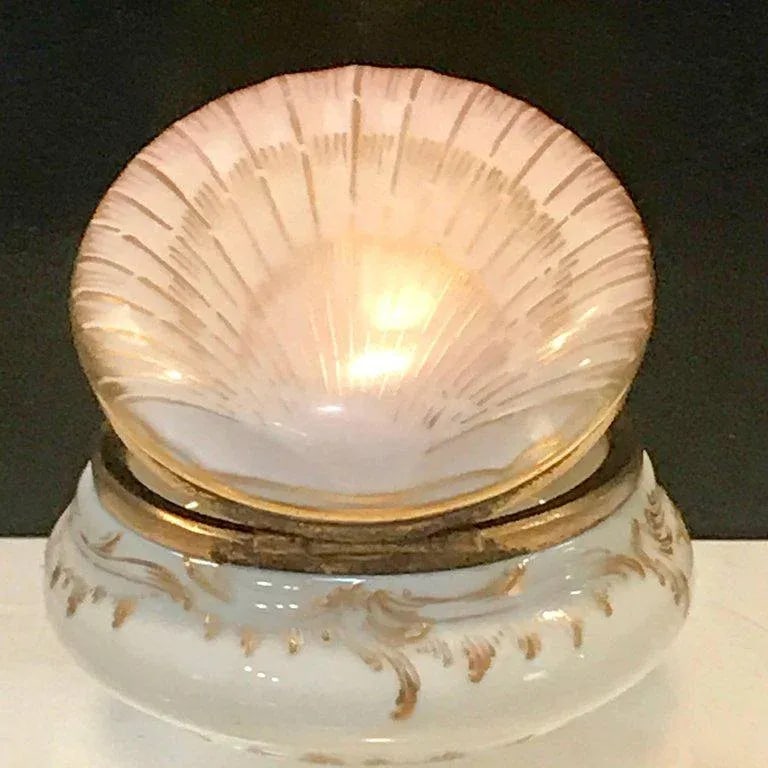 Late 19th Century Kpm Shell and Flower Motif Cabinet or Patch Box - 8