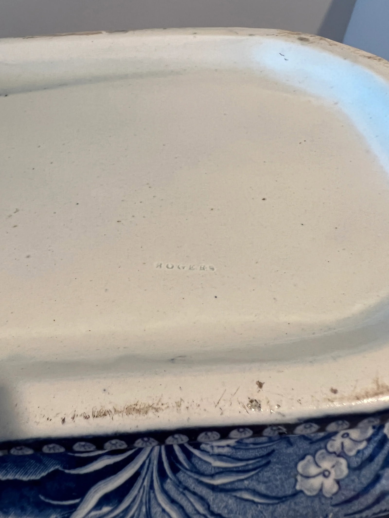 John Rogers Staffordshire "Musketeer" Pattern Soup Tureen & Under Tray C. 1820 - 11