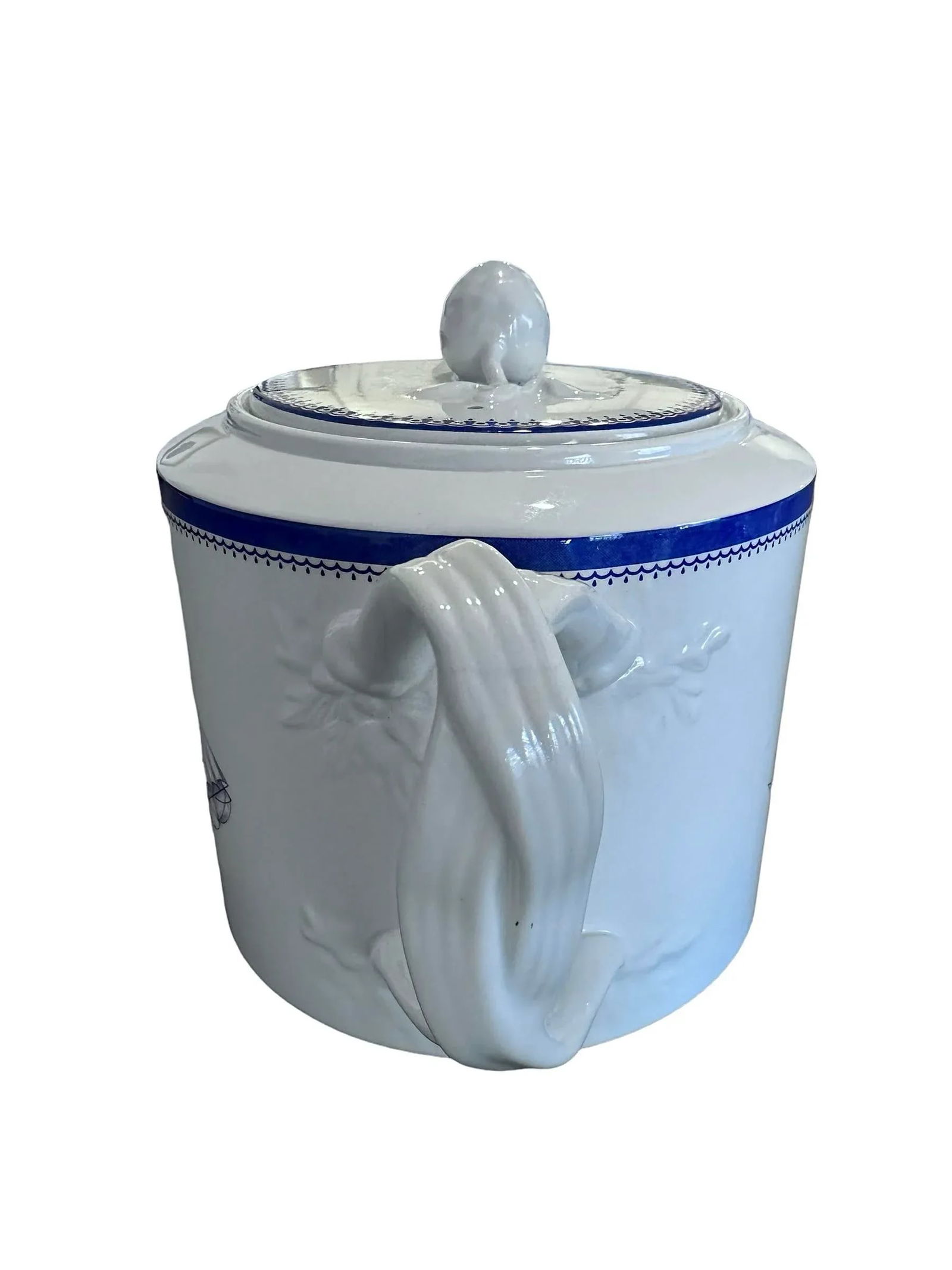 Late 20th Century Spode Blue Clipper Tea Set for 10 - 33 Pieces - 6