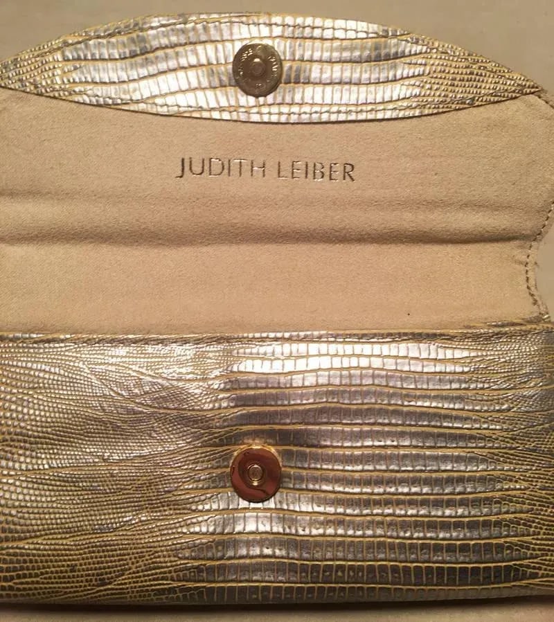 Judith Leiber Lizard Crystal Sunglass Case - 6