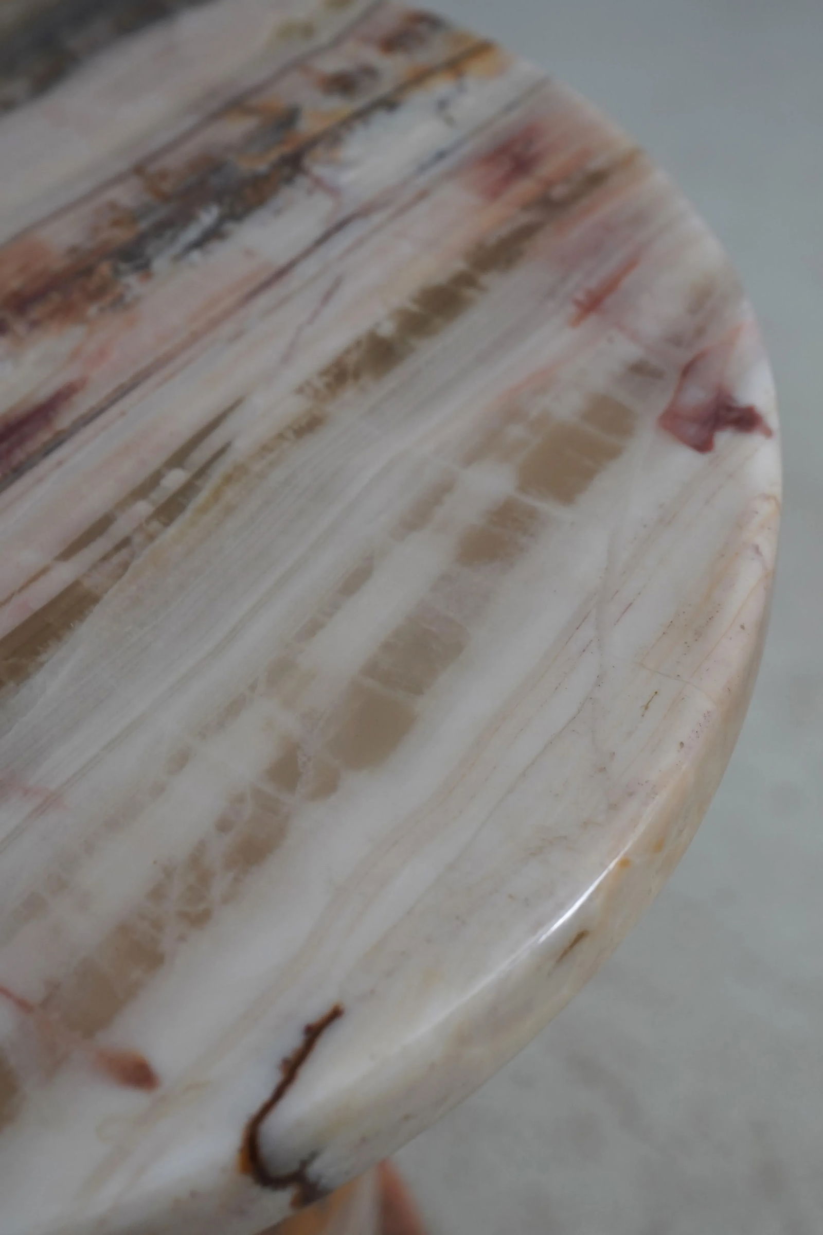 Pair Marble Lighted Base Pedestal Stands - 7