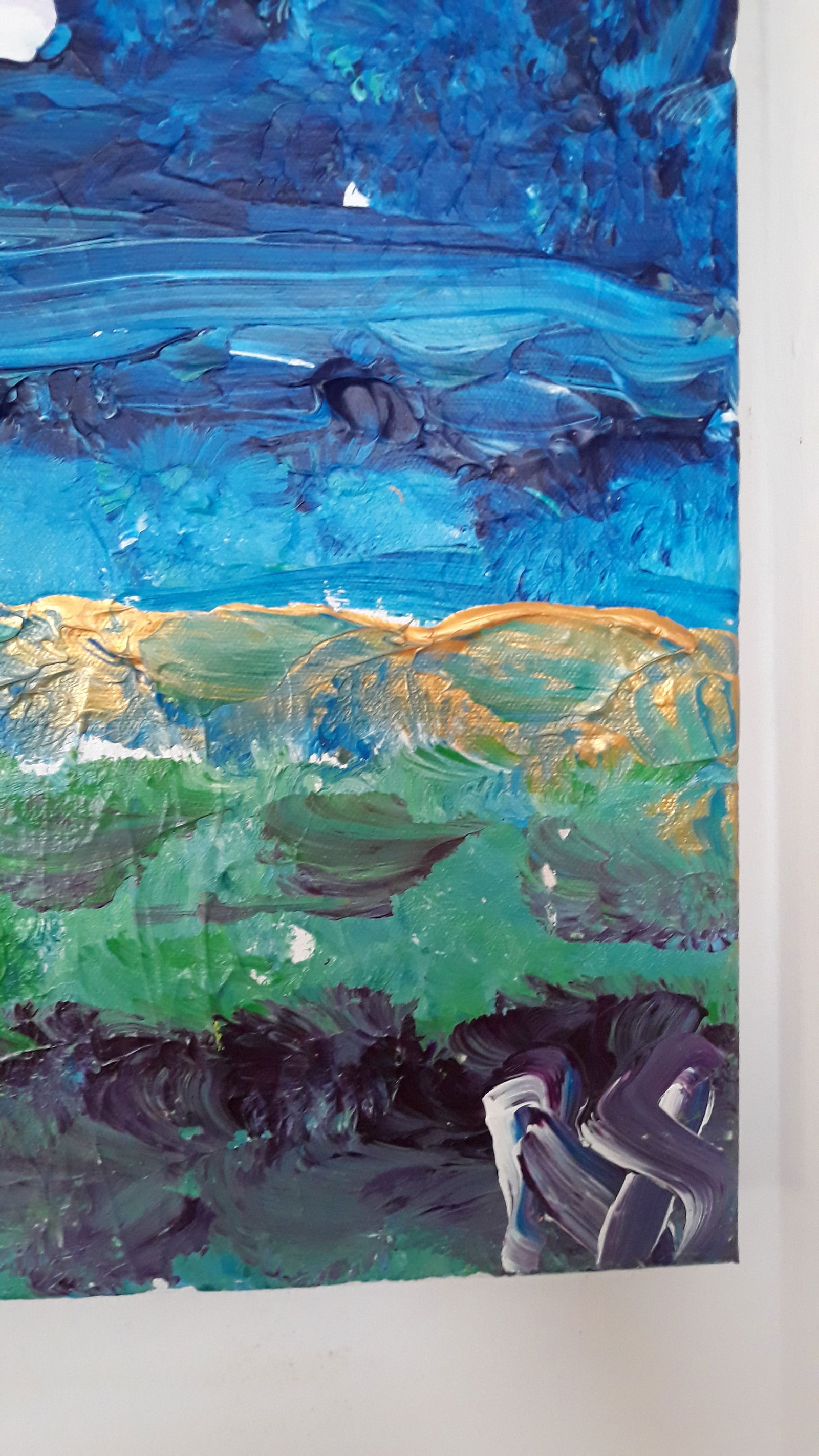 Robert Sundholm "The Garden" Original Painting - 5