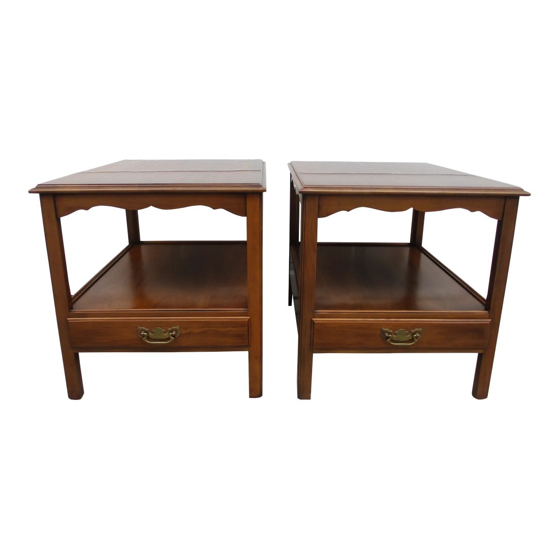 Cherry Chippendale Side Tables (1 of 11)