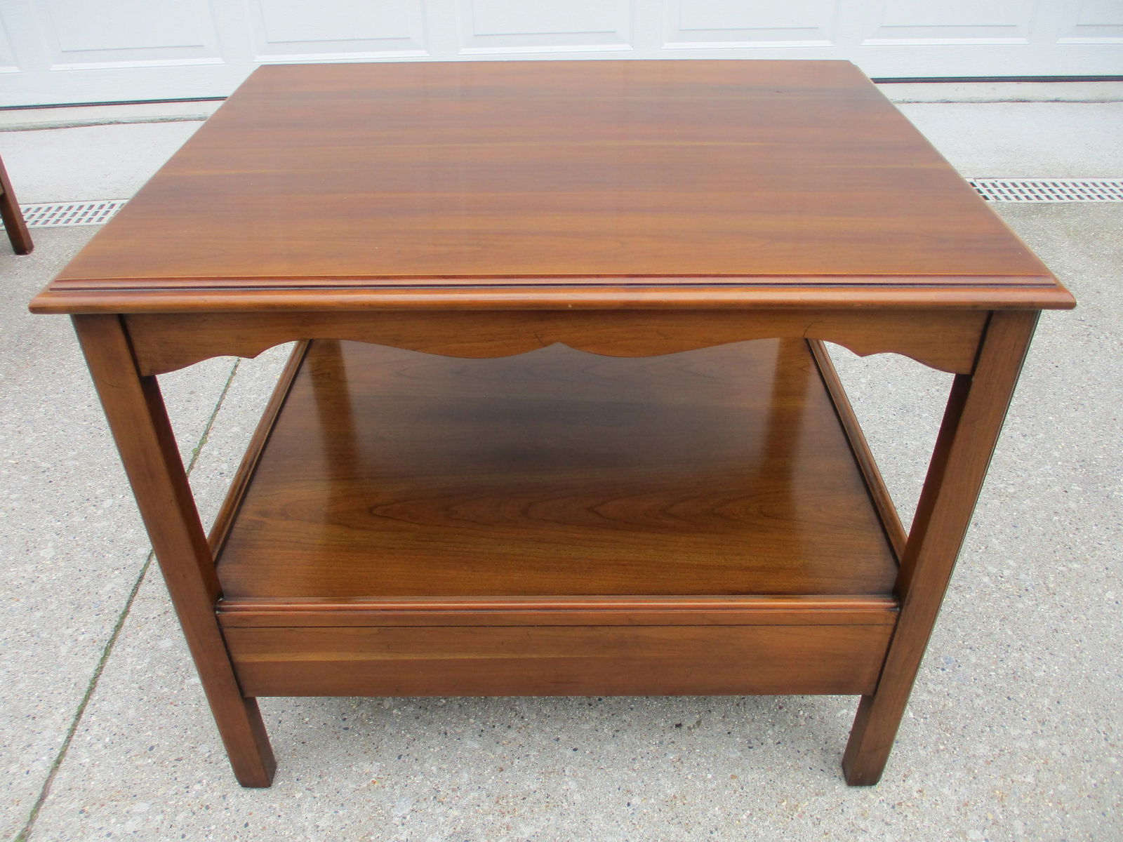 Cherry Chippendale Side Tables - 3