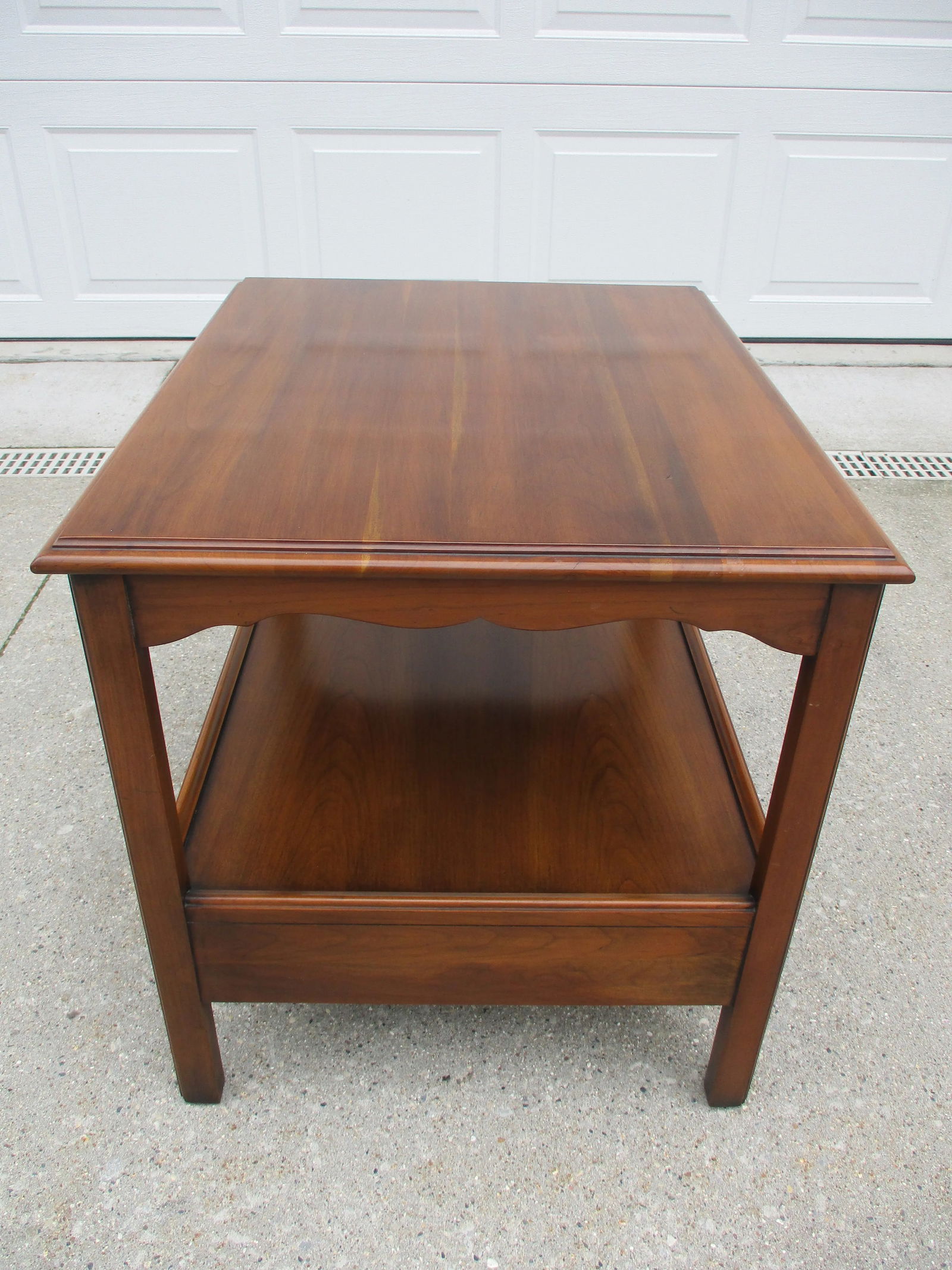 Cherry Chippendale Side Tables - 4
