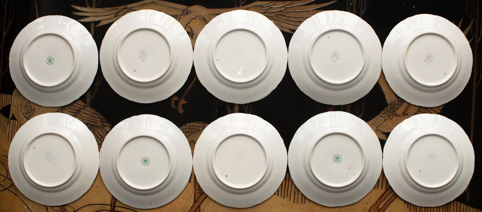 1970s Kahla 22k Gold German Porcelain Dinner Set- 13 Pieces - 6