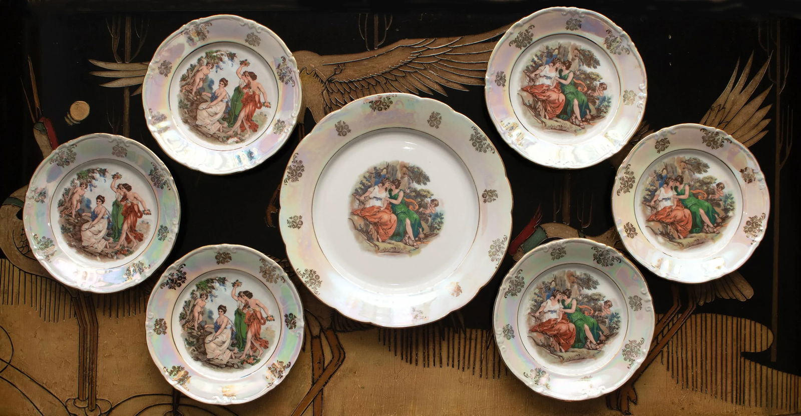 1970s Kahla 22k Gold German Porcelain Dinner Set- 13 Pieces - 8