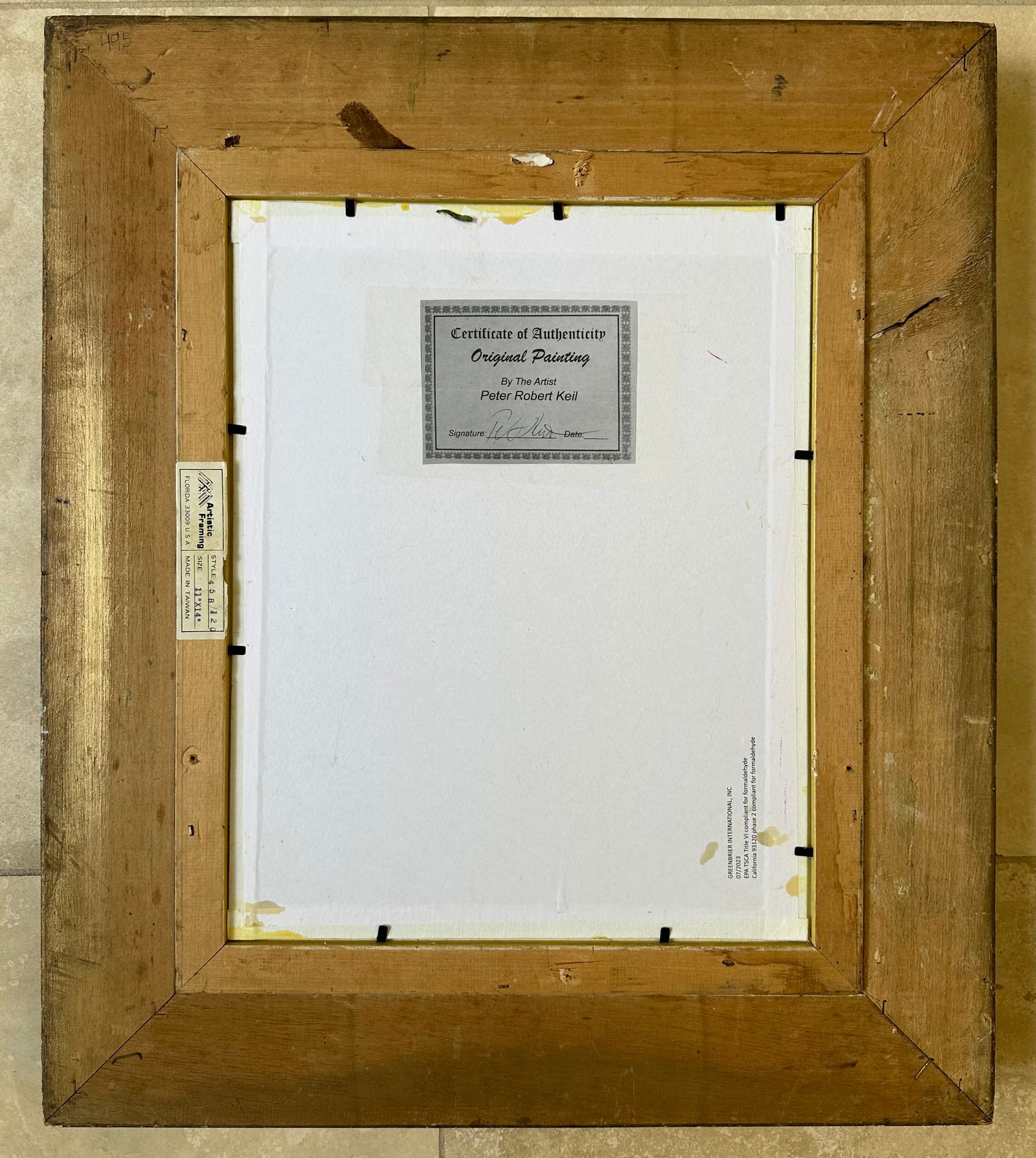 Original Peter Keil Painting Framed - 6