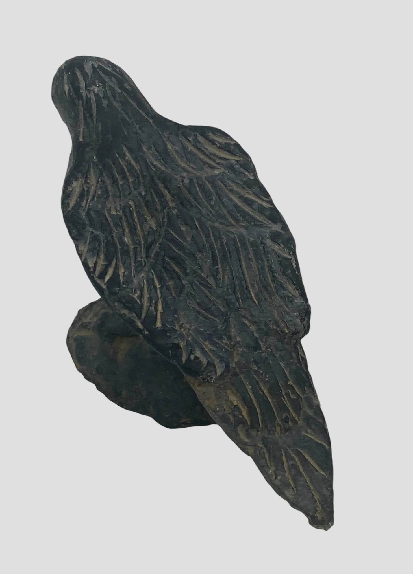 Vintage Hand Forged Cast Iron Decorative Garden Birds - a Pair - 5