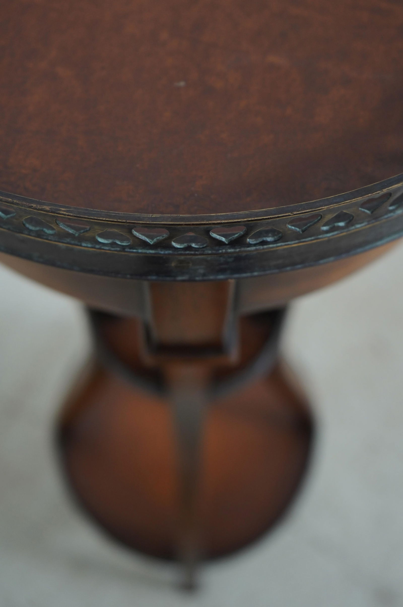 Pair Theodore Alexander Regency Style Leather Top Pedestal Tables - 9