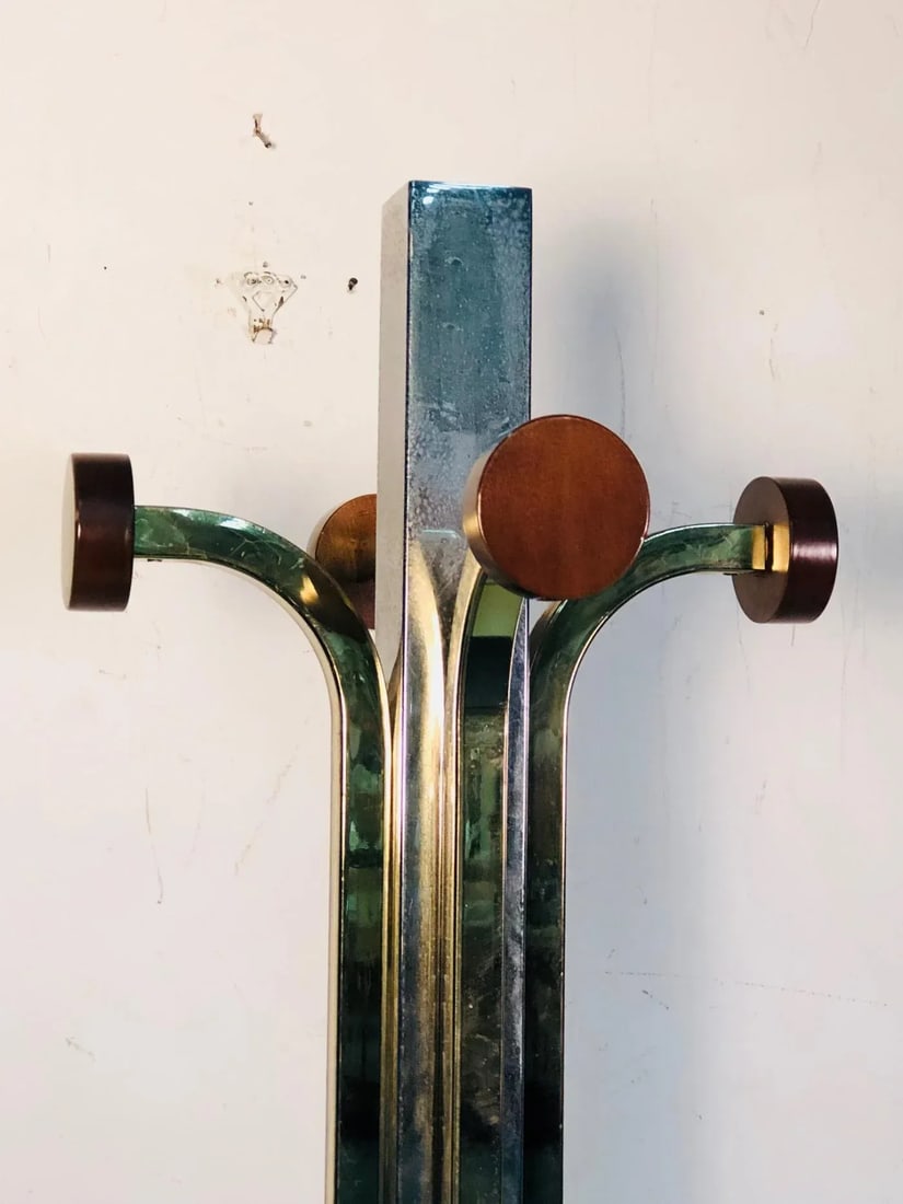 1980s Modern Coat Rack Attributed to Willy Rizzo - 3