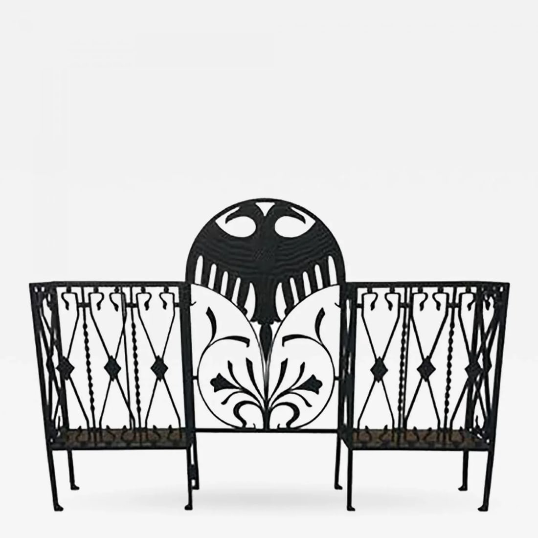 1940s Iron Hall Tree or Umbrella Stand in the Manner of Diederich - 2