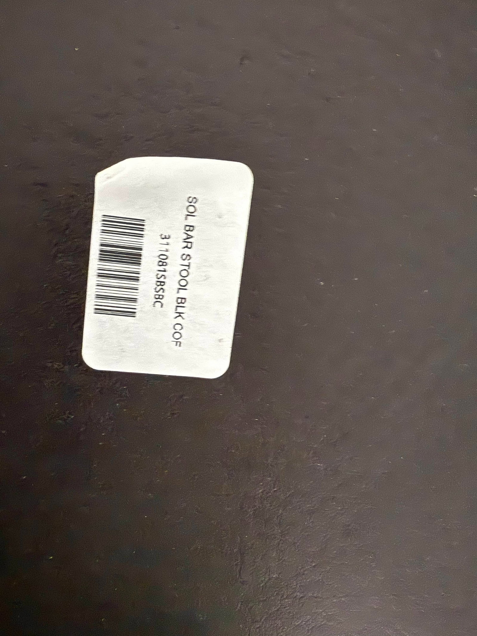 Sol & Luna Brown Leather and Iron Bar Stool - 8