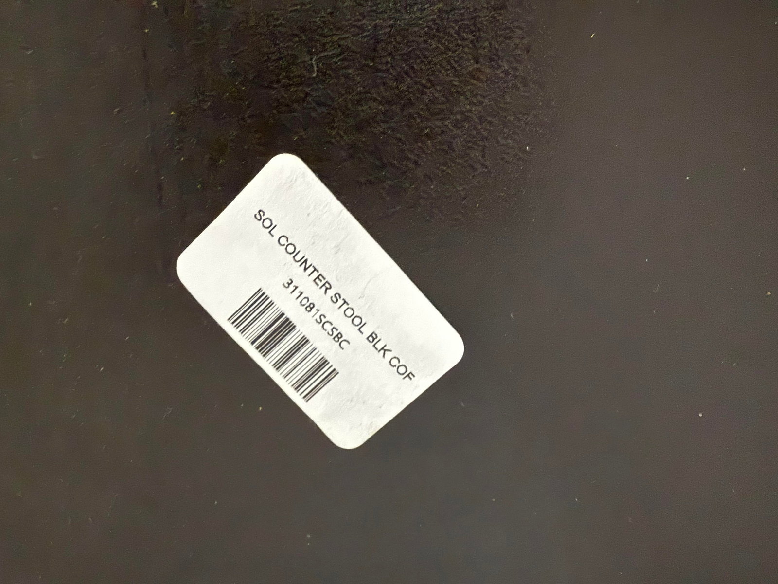 Sol & Luna Brown Leather and Iron Counter Stool - 7