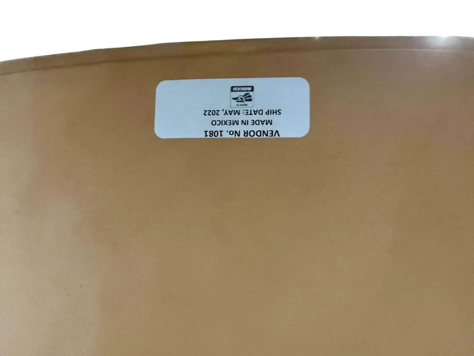 Sol & Luna Tan Leather and Iron Bar Stool - 9