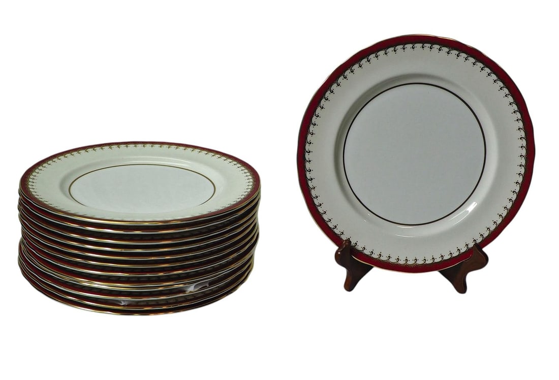 Vintage Aynsley Dunrobin Bone China Complete Set for 12 (56 Pieces) With Extras - 8