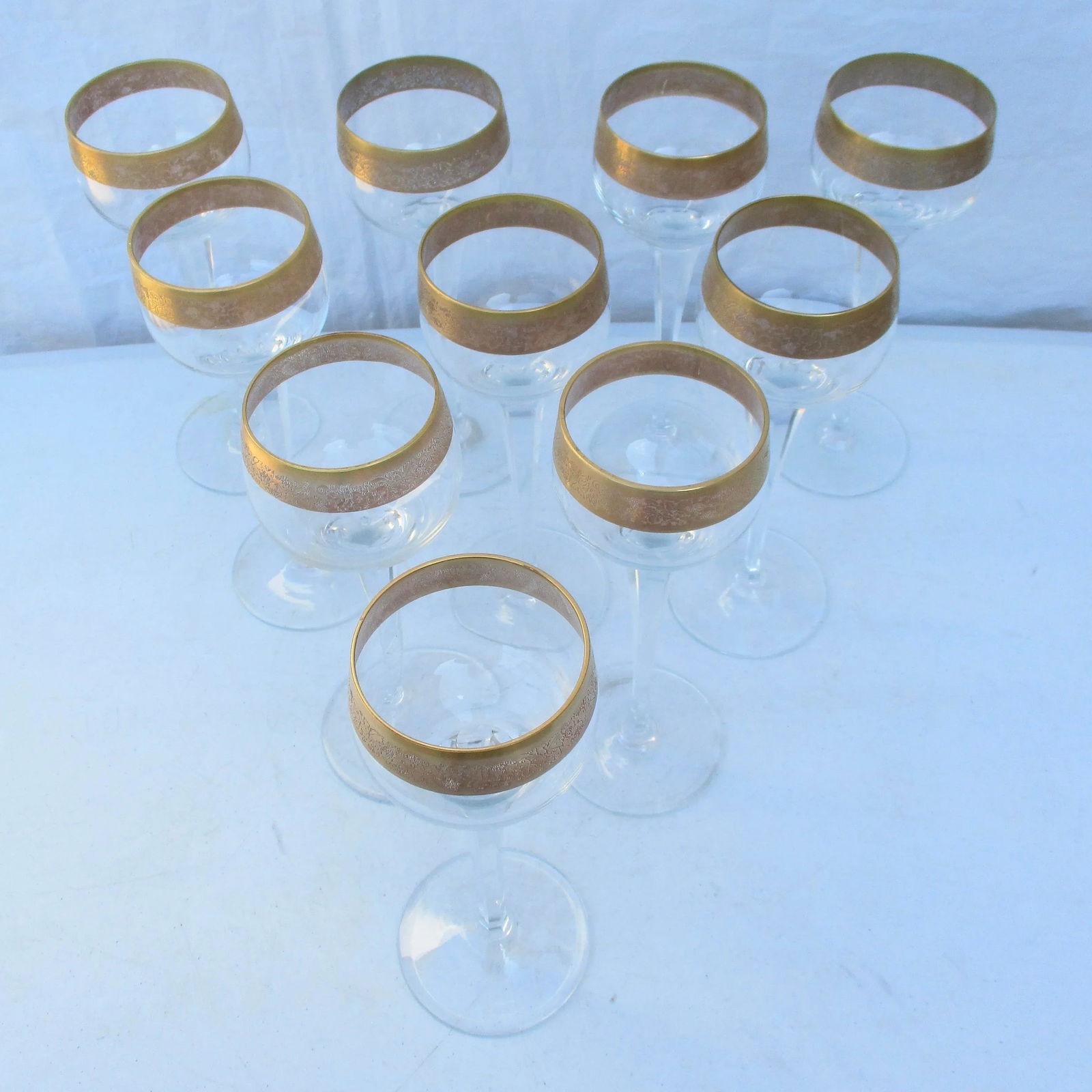 Long Stemmed Hoch White Wine Goblets - Set of 10 - 2