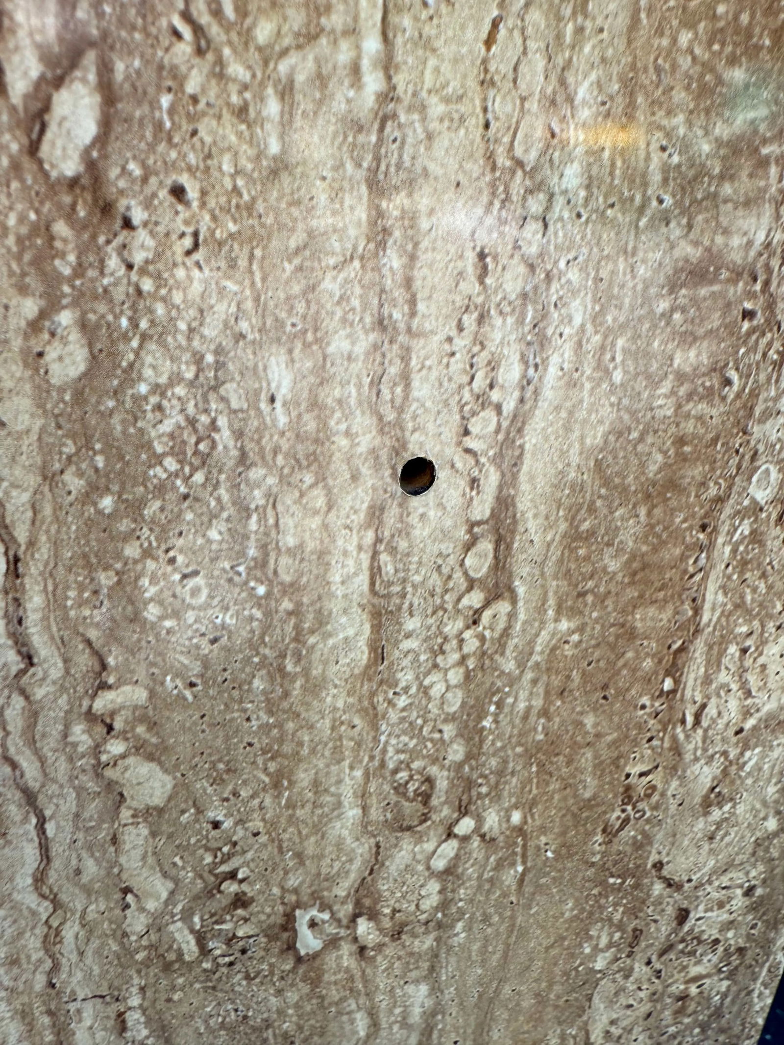 Mid 20th Century Postmodern Faux Travertine Laminate Pedestals - A Pair - 8