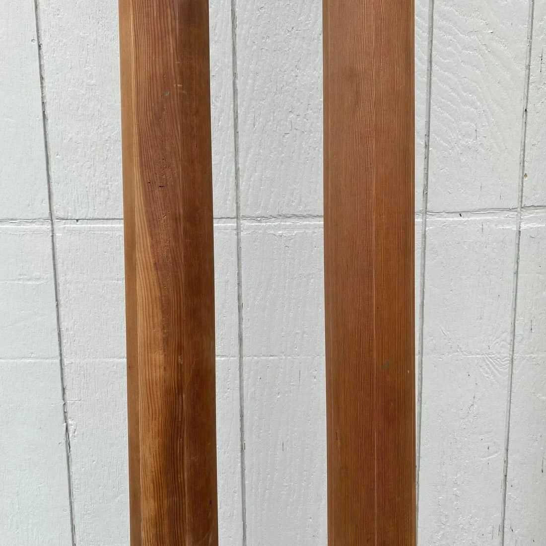 Antique 19th Century Architectural Doric Turned Wooden Columns -a Pair - 10
