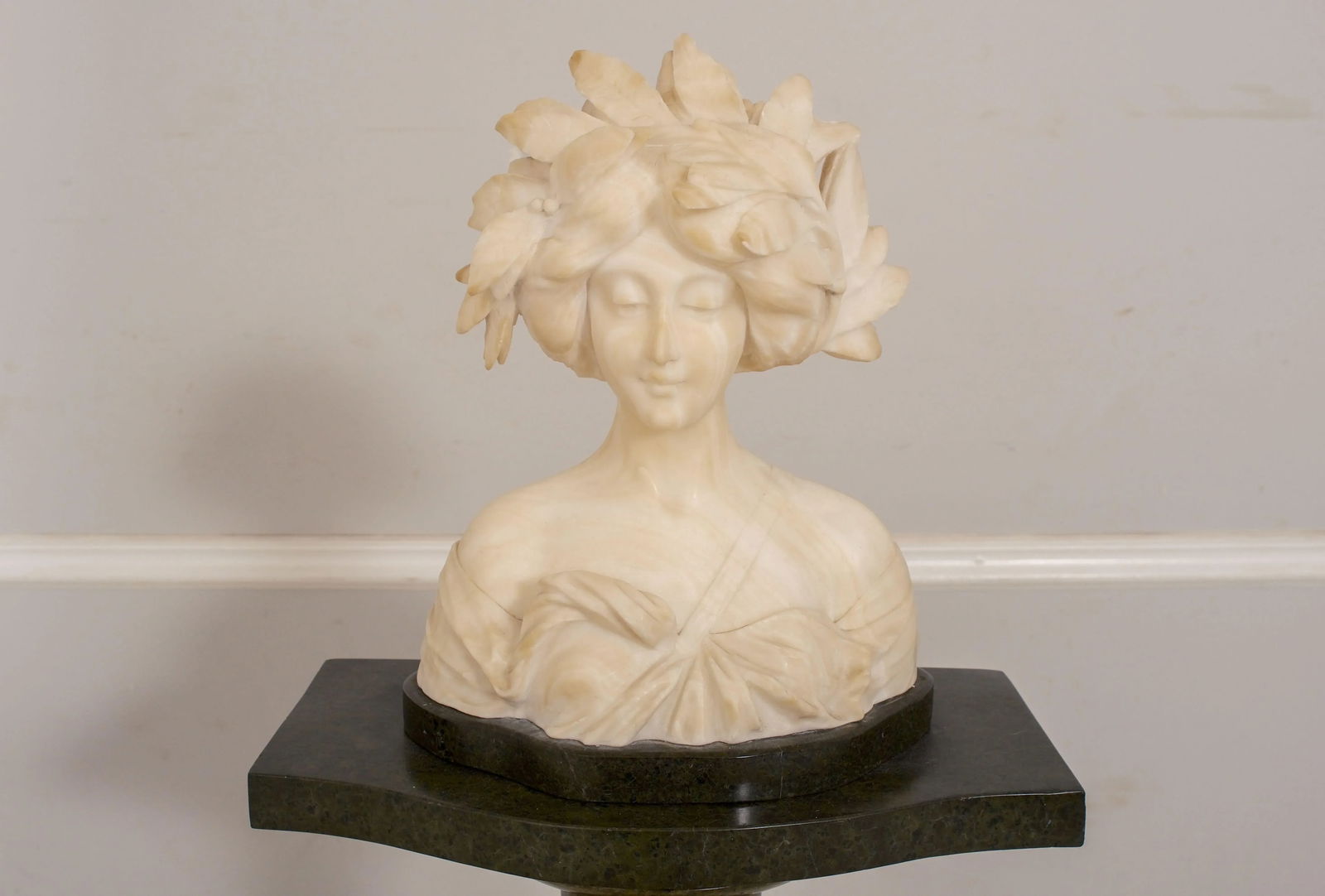 Antique Adolfo Cipriani Marble Bust of Daphne - 5