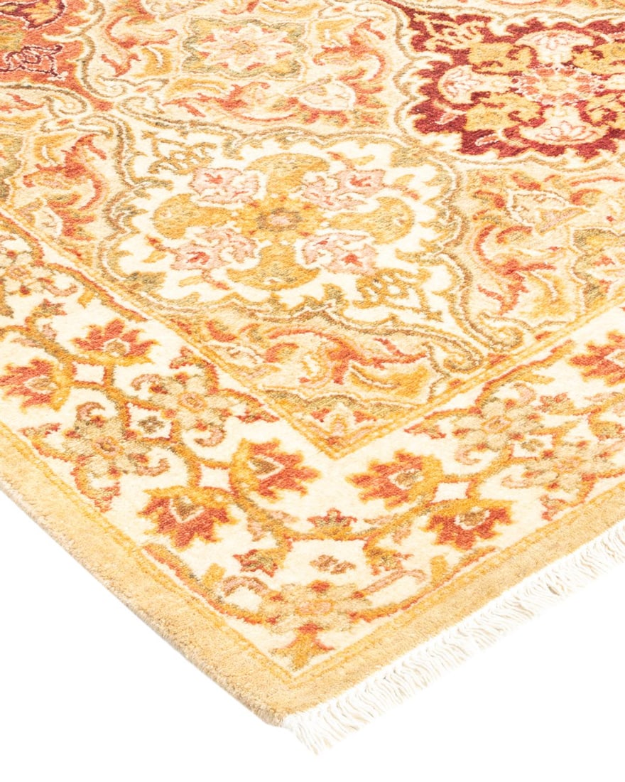 Mogul Hand-Knotted Runner Rug - Ivory, 2' 7" x 13' 3" - 2