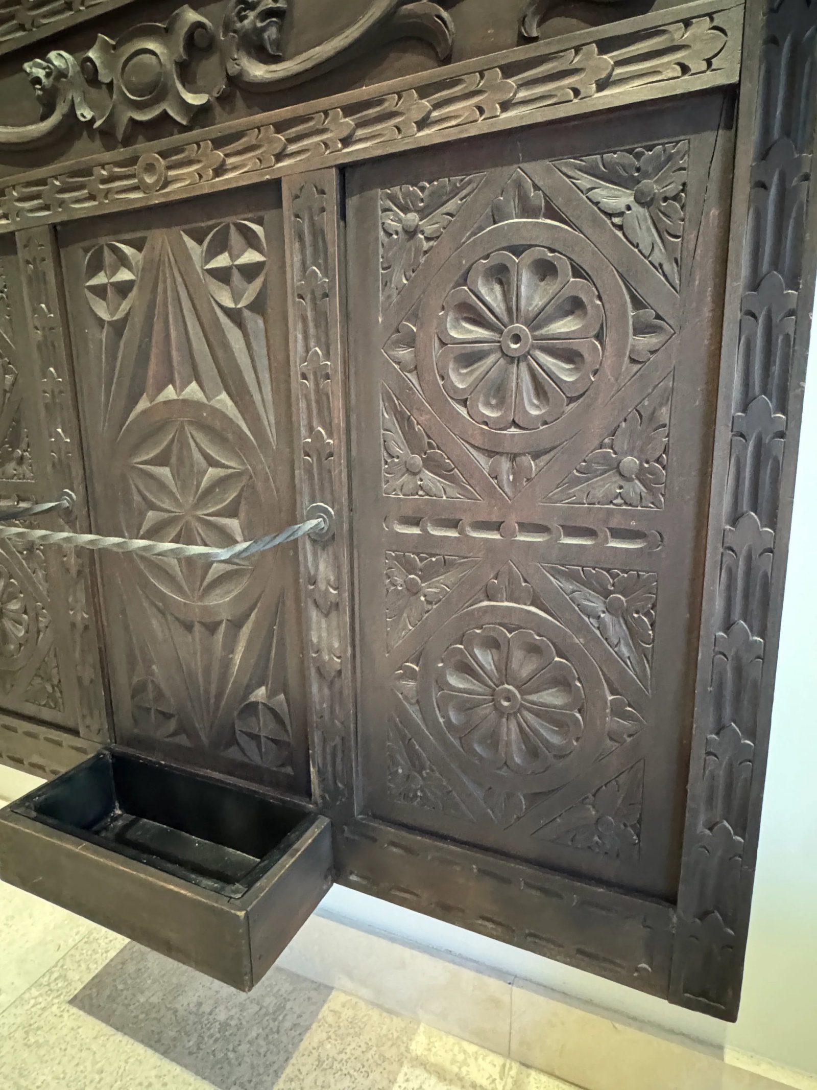 Entrance Hall Tree/Coat Rack/Umbrella Stand, 19th Century French Gothic Revival - 10