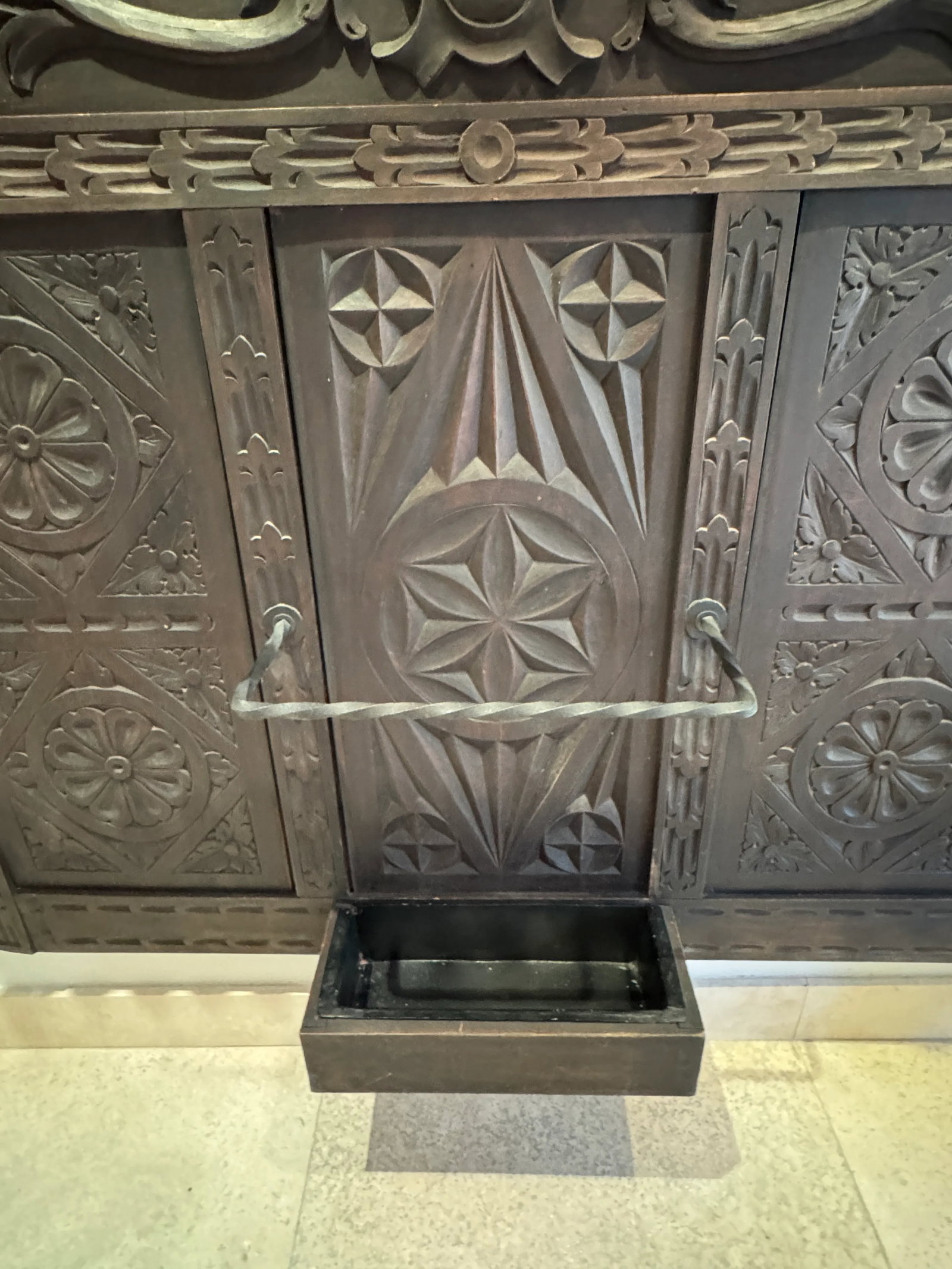 Entrance Hall Tree/Coat Rack/Umbrella Stand, 19th Century French Gothic Revival - 11