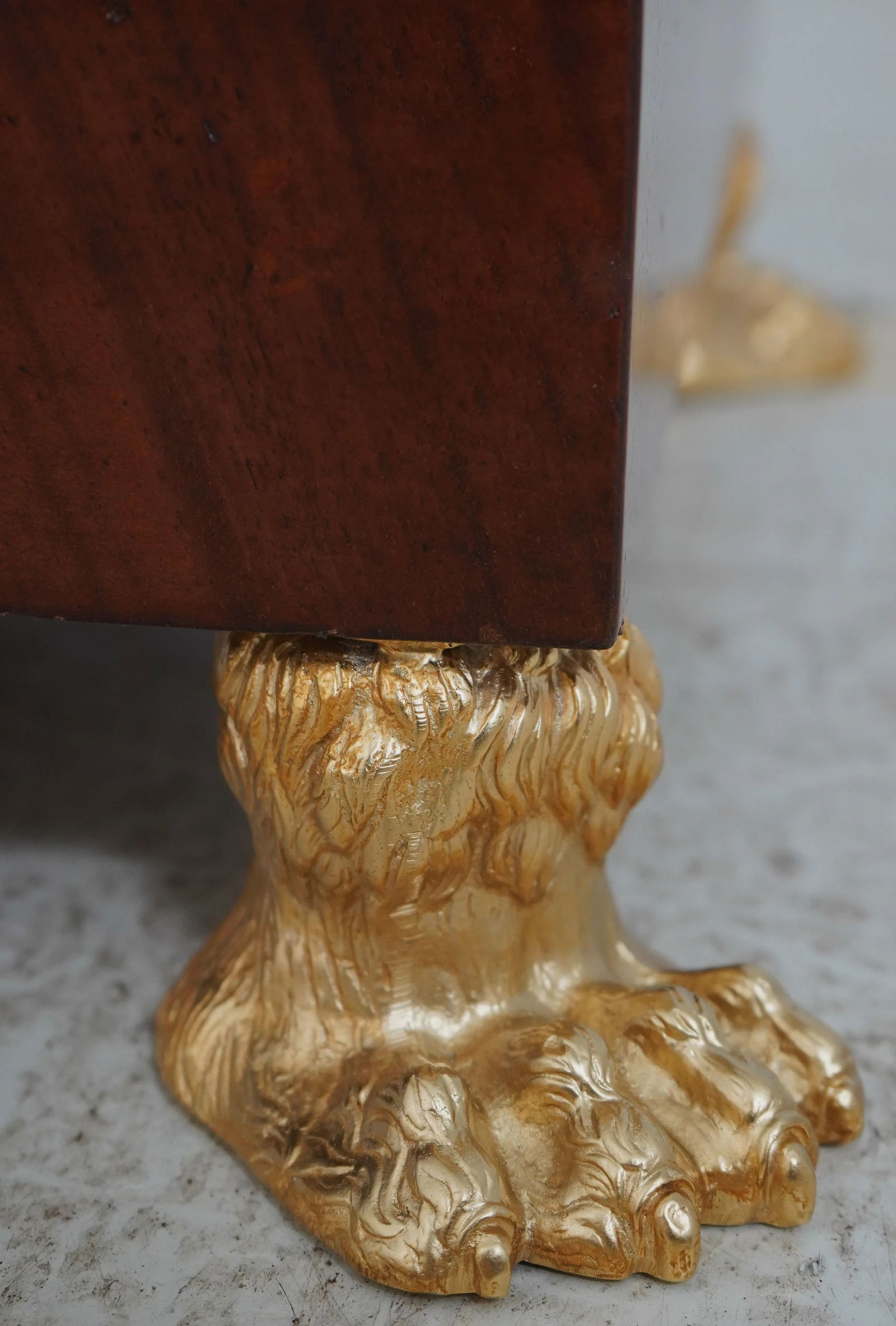 French Empire Bronze Mounted Marble Top Mahogany Pedestal - 6