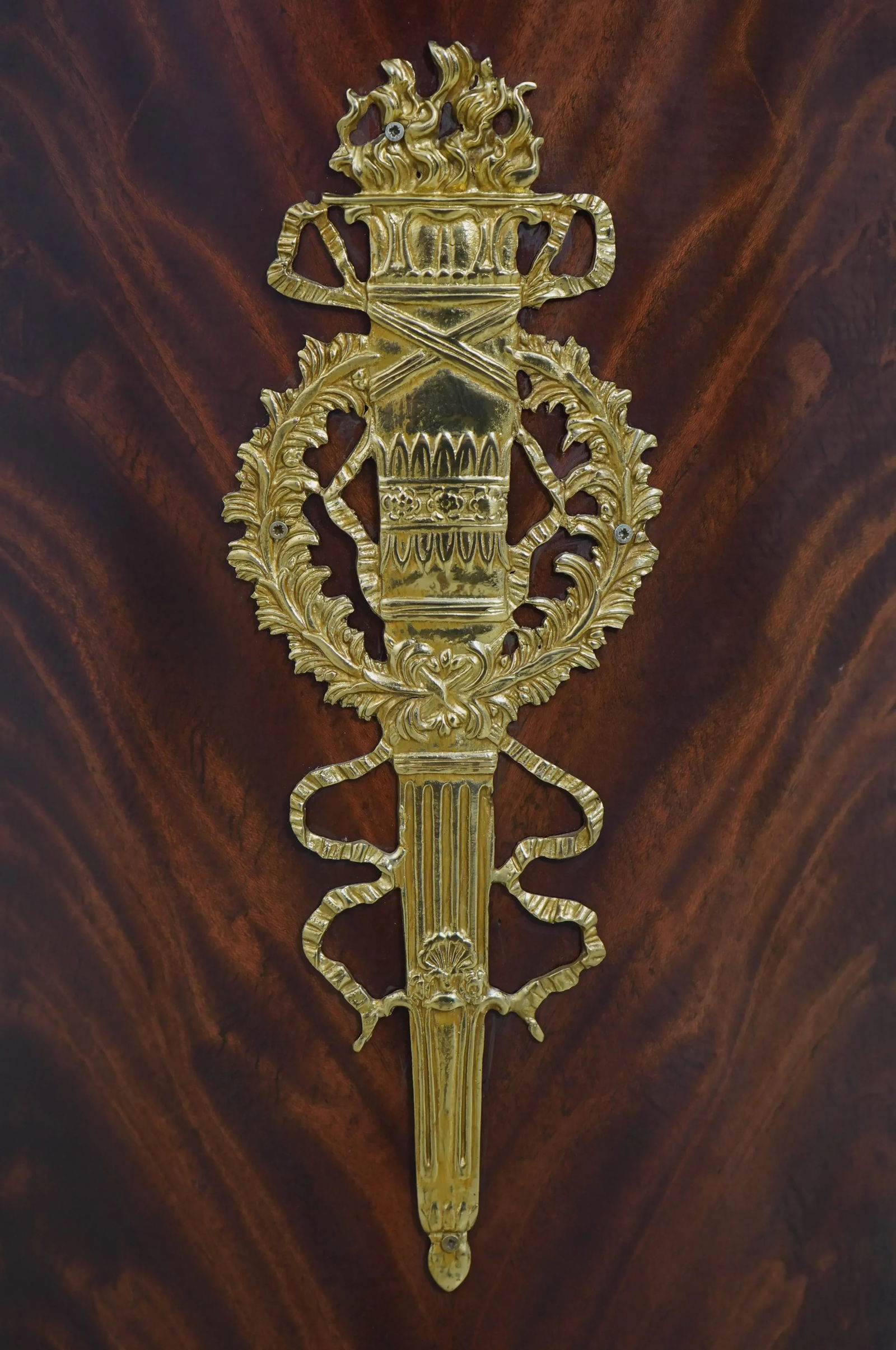 French Empire Bronze Mounted Marble Top Mahogany Pedestal - 9