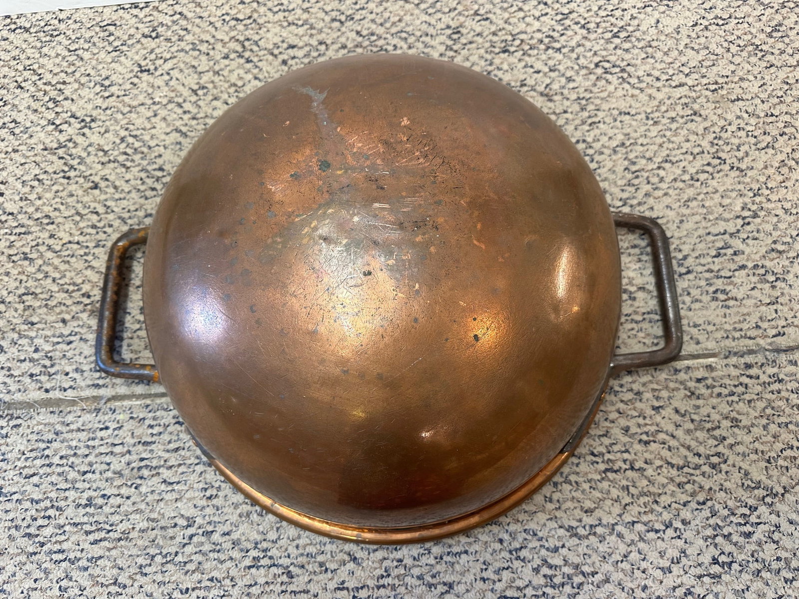 Gigantic Antique Copper Chocolate Pot Kettle - 10